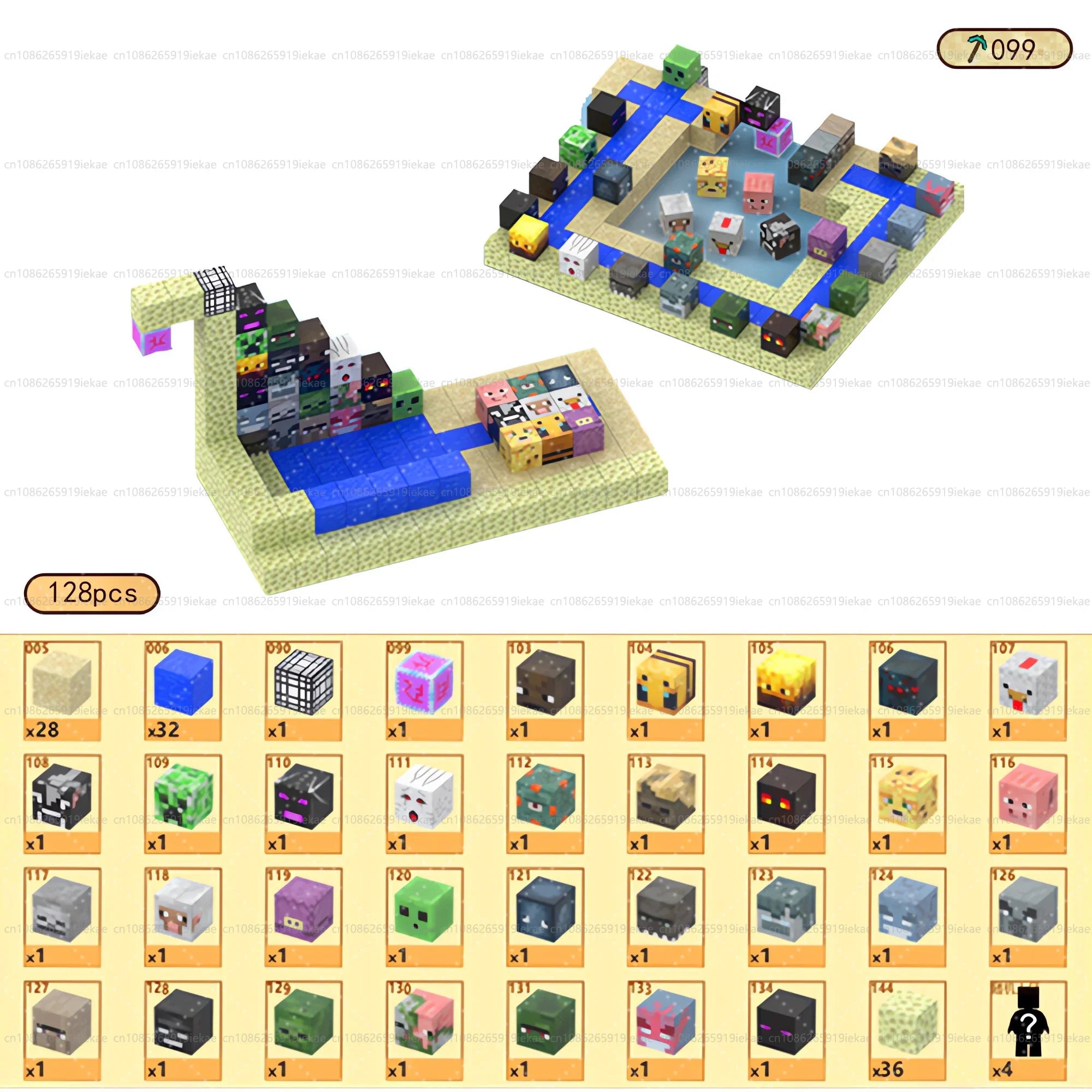 Magnetic Building Blocks - Mine World STEM Construction Set for Kids