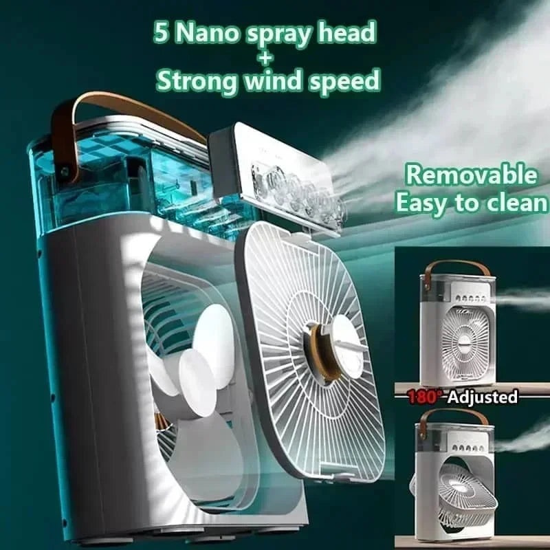 ArcticBreeze™ 3-in-1 LED Ambient Cooling Humidifier