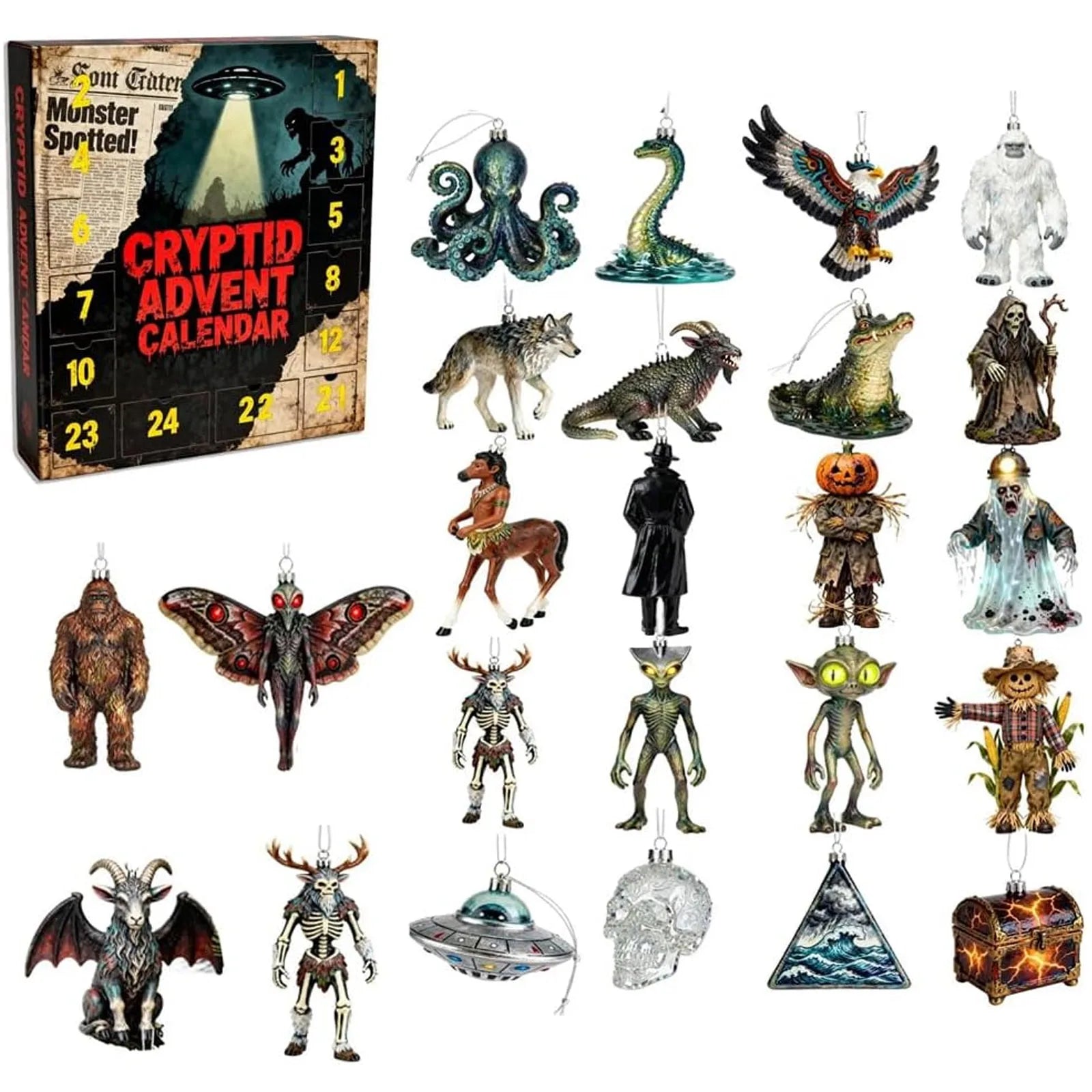 Mysteries of the Unknown Advent Calendar - 24 Days of Paranormal Collectibles
