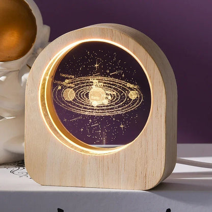 3D Crystal Laser Engraved Desk Decor