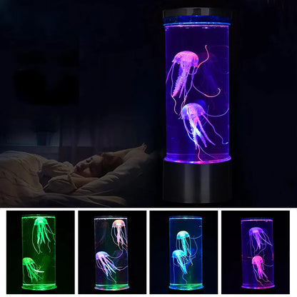 USB/Battery Powered Color Changing Jellyfish Lamp Table Night Light - Explore Ethereal