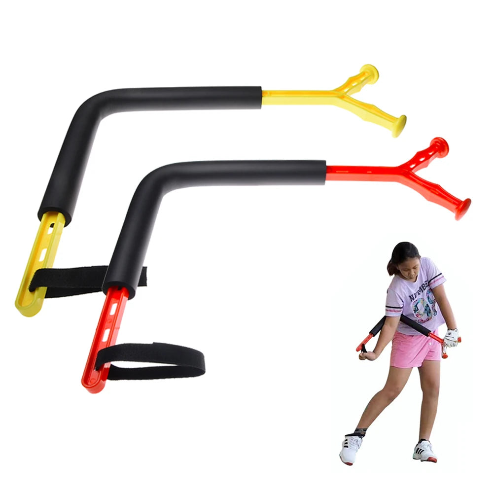 Golf Posture Corrector showing foam tube design for comfortable home practice