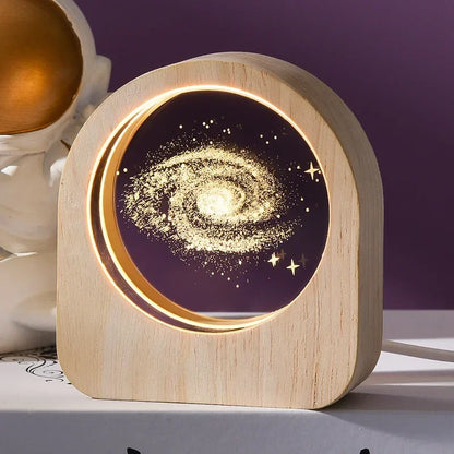 3D Crystal Laser Engraved Desk Decor