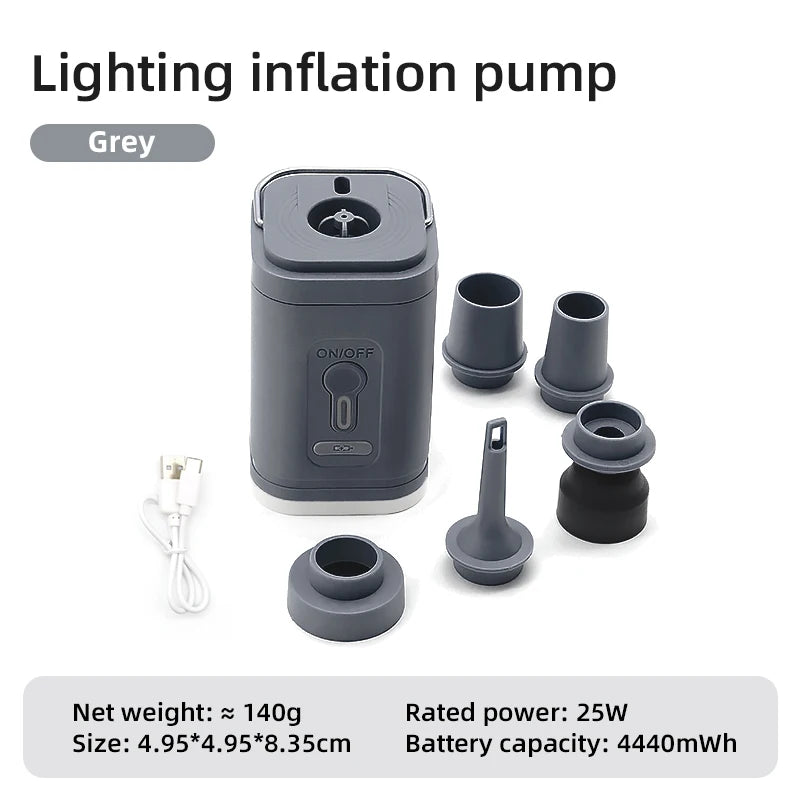 Portable Wireless Electric Air Pump Inflator/Deflator - Explore Ethereal