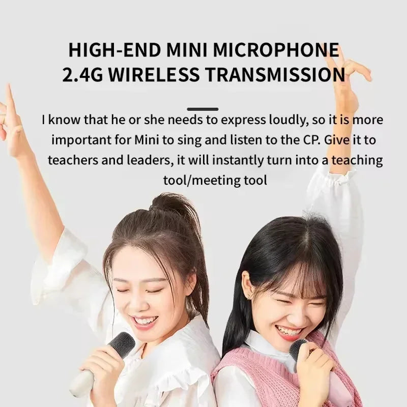 Bluetooth Karaoke Portable Mini Speaker with Wireless Mic - Explore Ethereal