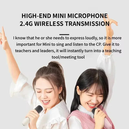 Bluetooth Karaoke Portable Mini Speaker with Wireless Mic - Explore Ethereal