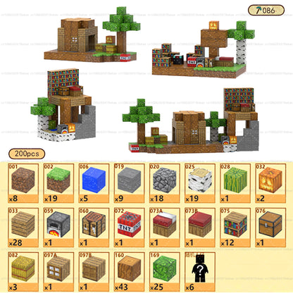 Magnetic Building Blocks - Mine World STEM Construction Set for Kids