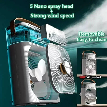 ArcticBreeze™ 3-in-1 LED Ambient Cooling Humidifier