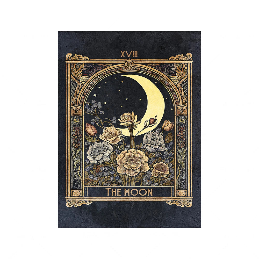 The Sun and The Moon Tarot Themed Wall Art - Explore Ethereal