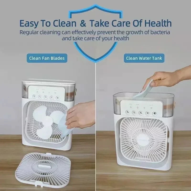 ArcticBreeze™ 3-in-1 LED Ambient Cooling Humidifier