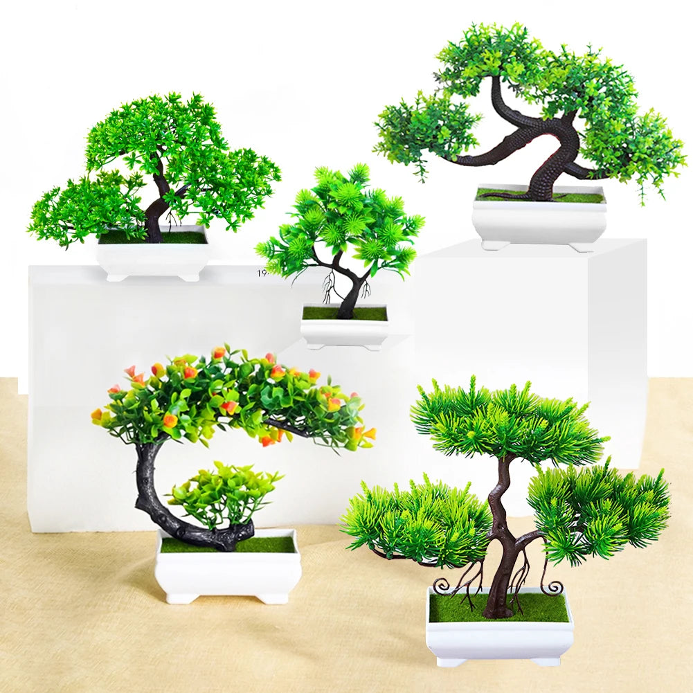 Artificial Plastic Plants Bonsai - Explore Ethereal