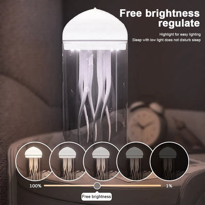 Creative Jellyfish Desk Lamp Type-C Charging - Explore Ethereal