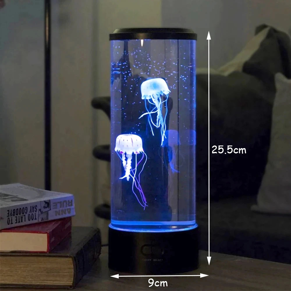 USB/Battery Powered Color Changing Jellyfish Lamp Table Night Light - Explore Ethereal