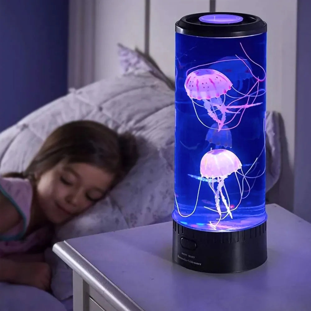 USB/Battery Powered Color Changing Jellyfish Lamp Table Night Light - Explore Ethereal