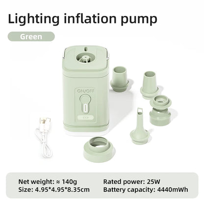 Portable Wireless Electric Air Pump Inflator/Deflator - Explore Ethereal