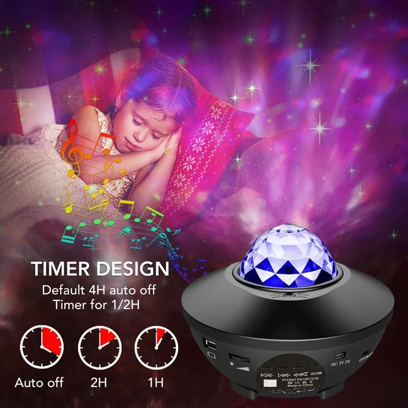 Starry Projector Galaxy Night Light - Explore Ethereal