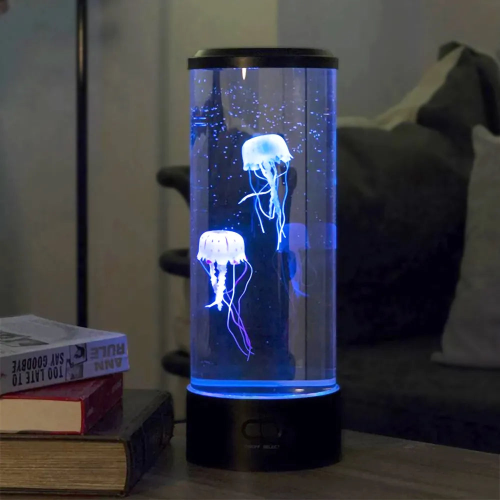 USB/Battery Powered Color Changing Jellyfish Lamp Table Night Light - Explore Ethereal