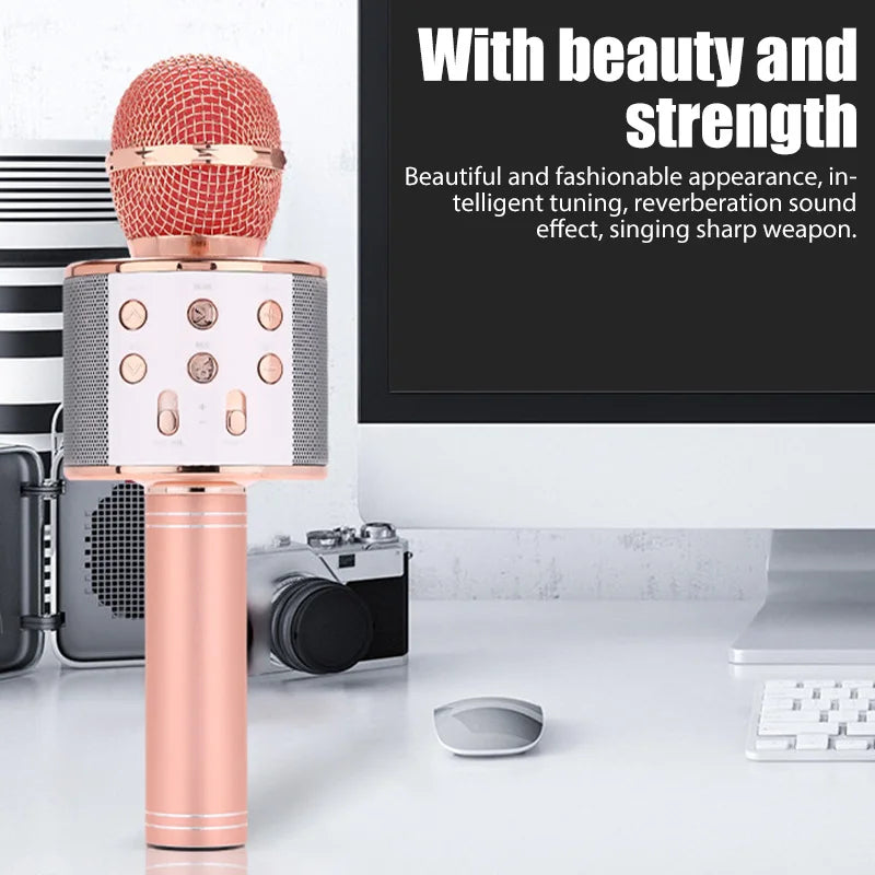 Wireless Karaoke Microphone USB Speaker Microphone - Explore Ethereal