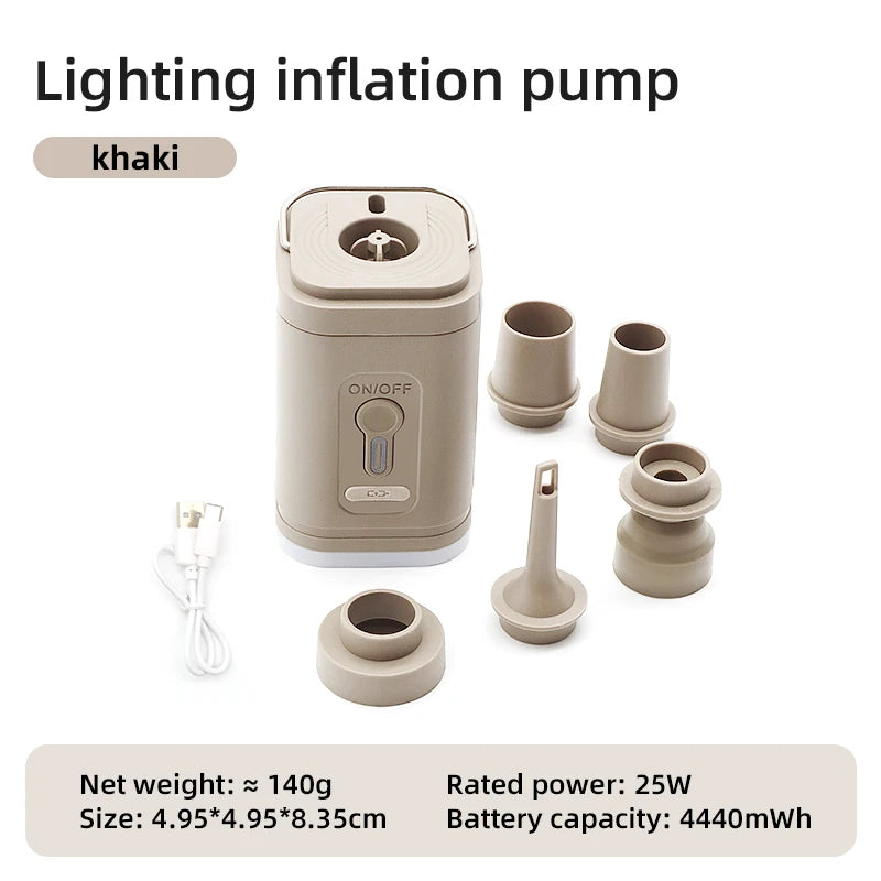 Portable Wireless Electric Air Pump Inflator/Deflator - Explore Ethereal