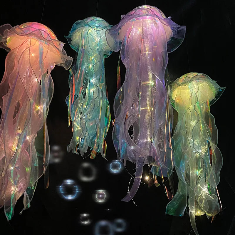 Portable Jellyfish Lamp Flower Lamp for Home Decoration Creative Night Light with Unique Design - Explore Ethereal