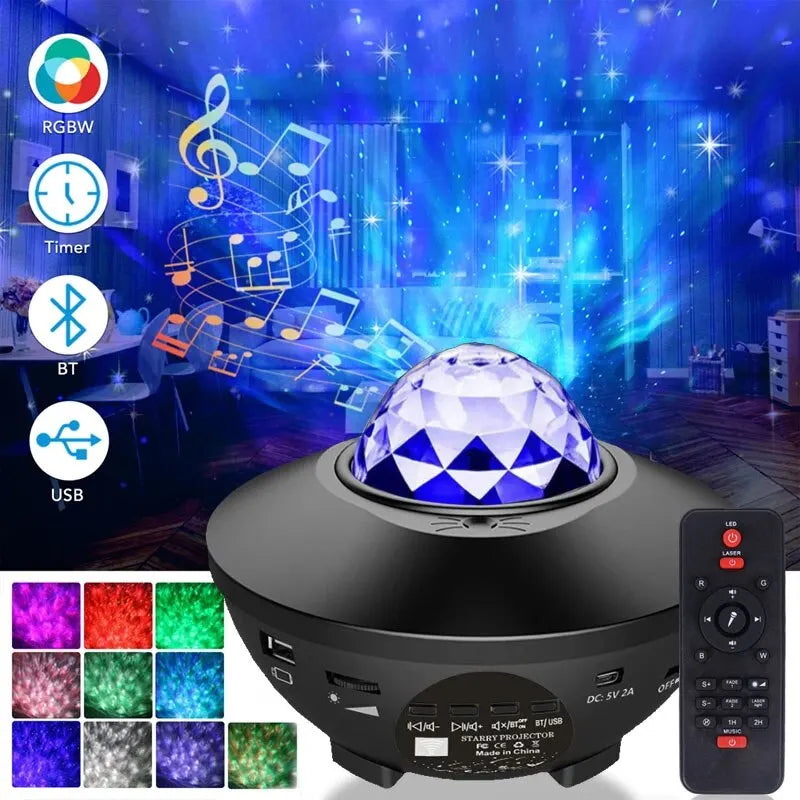 Starry Projector Galaxy Night Light - Explore Ethereal