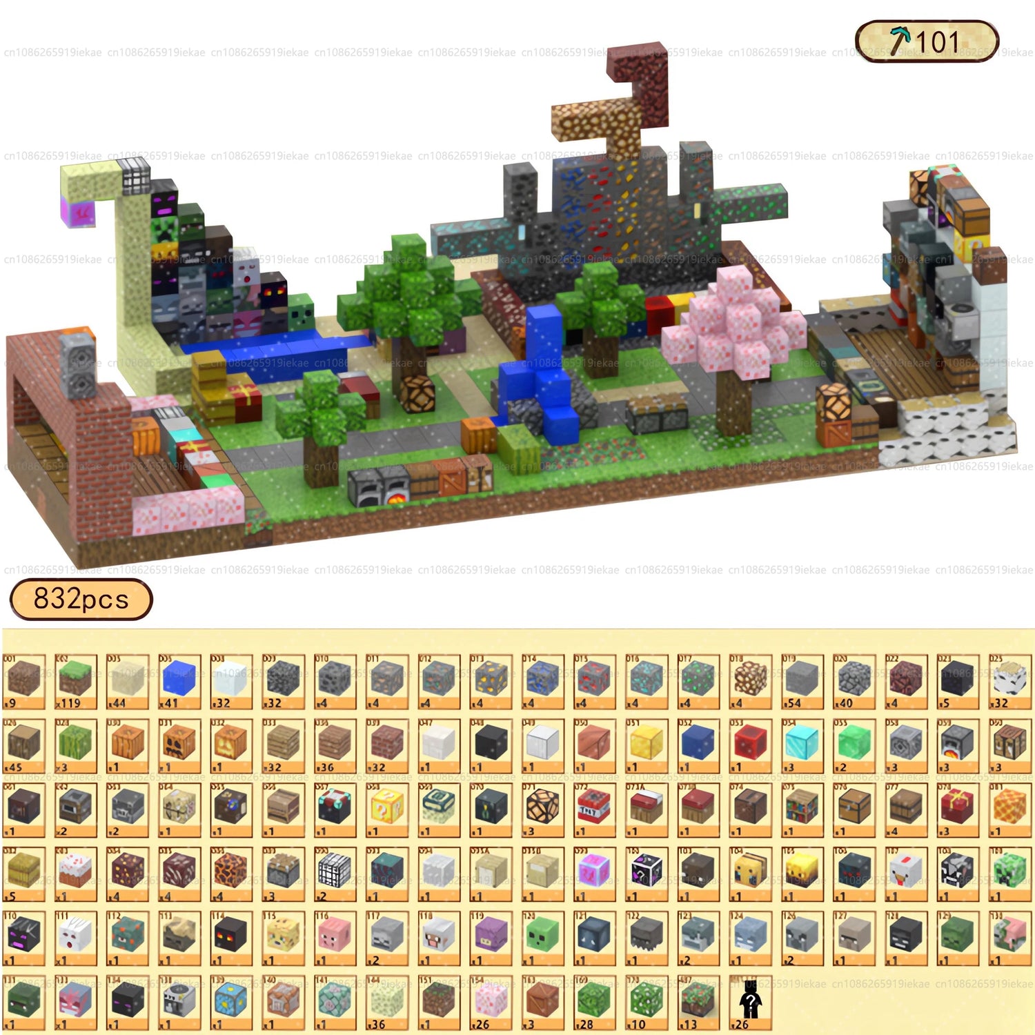 Magnetic Building Blocks - Mine World STEM Construction Set for Kids