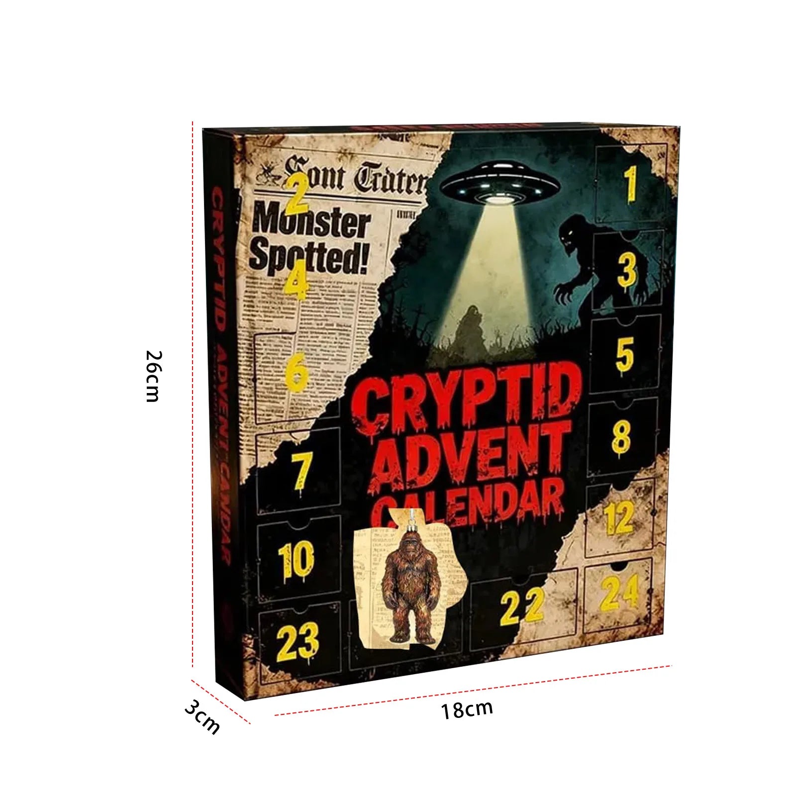 Mysteries of the Unknown Advent Calendar - 24 Days of Paranormal Collectibles