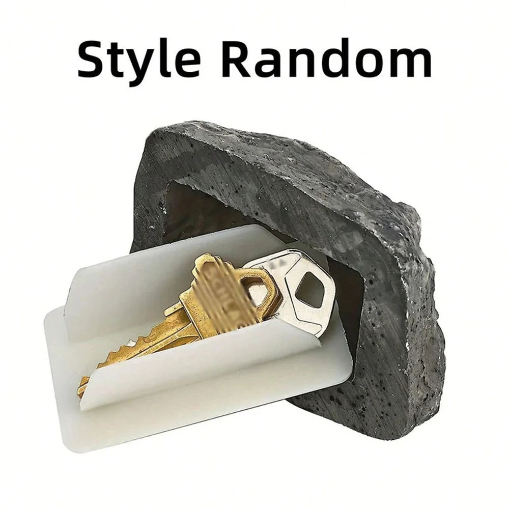 Secret Stone Key Hider - Outdoor Hidden Key Storage Rock