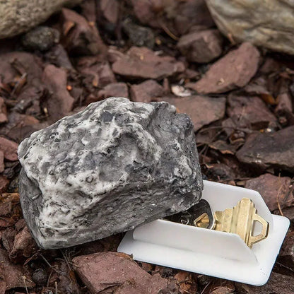 Secret Stone Key Hider - Outdoor Hidden Key Storage Rock