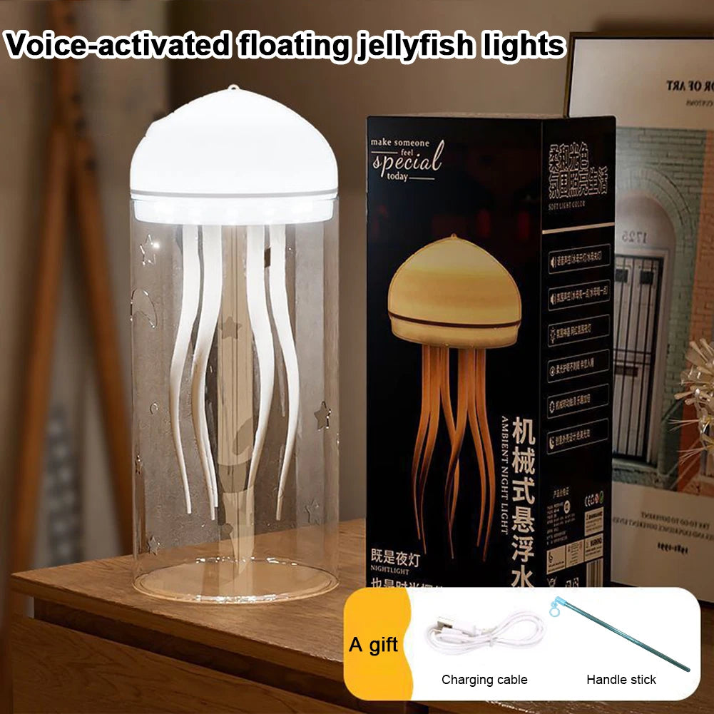 Creative Jellyfish Desk Lamp Type-C Charging - Explore Ethereal